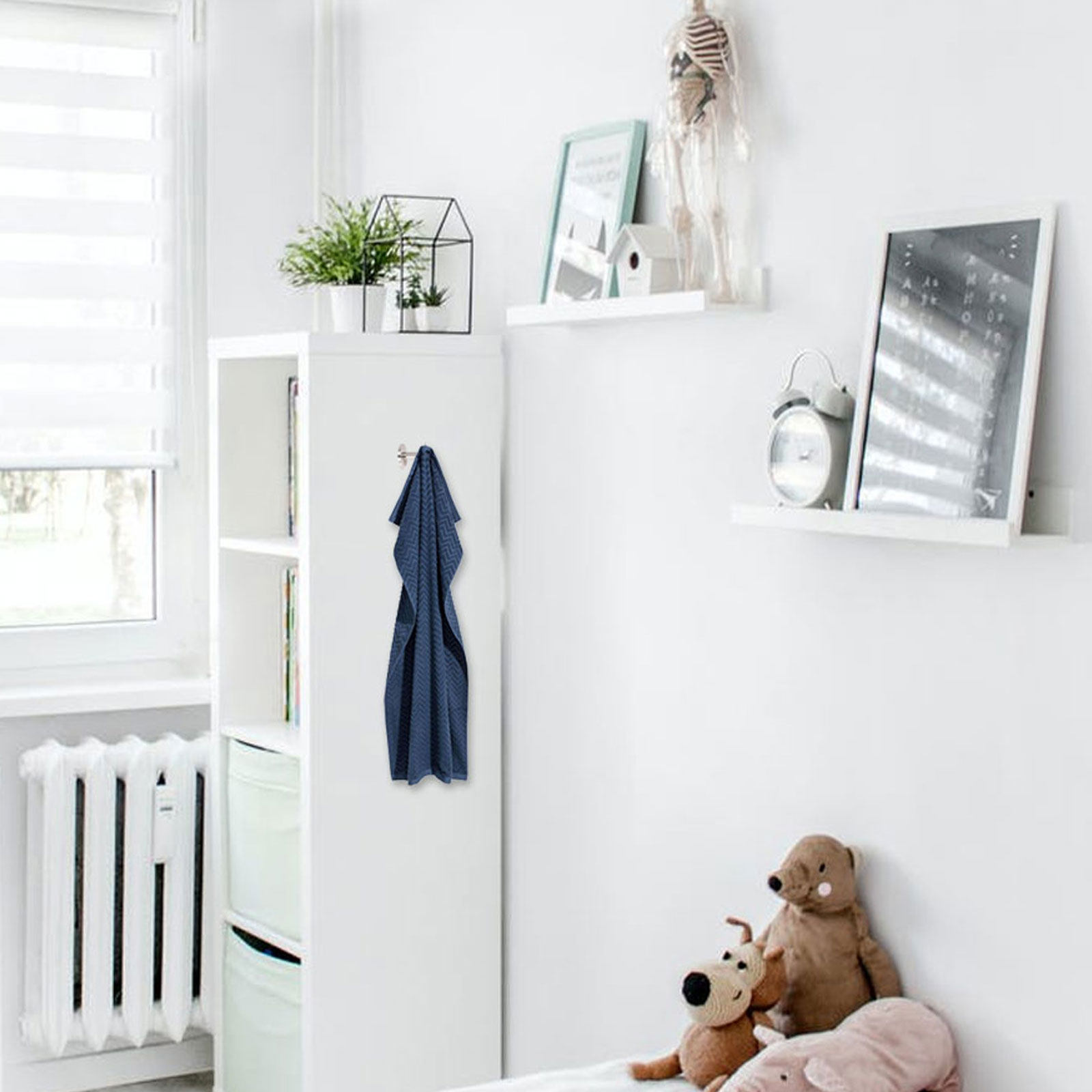Home Bathroom Towels - 6 Stück Metallhaken aus Edelstahl, modernes