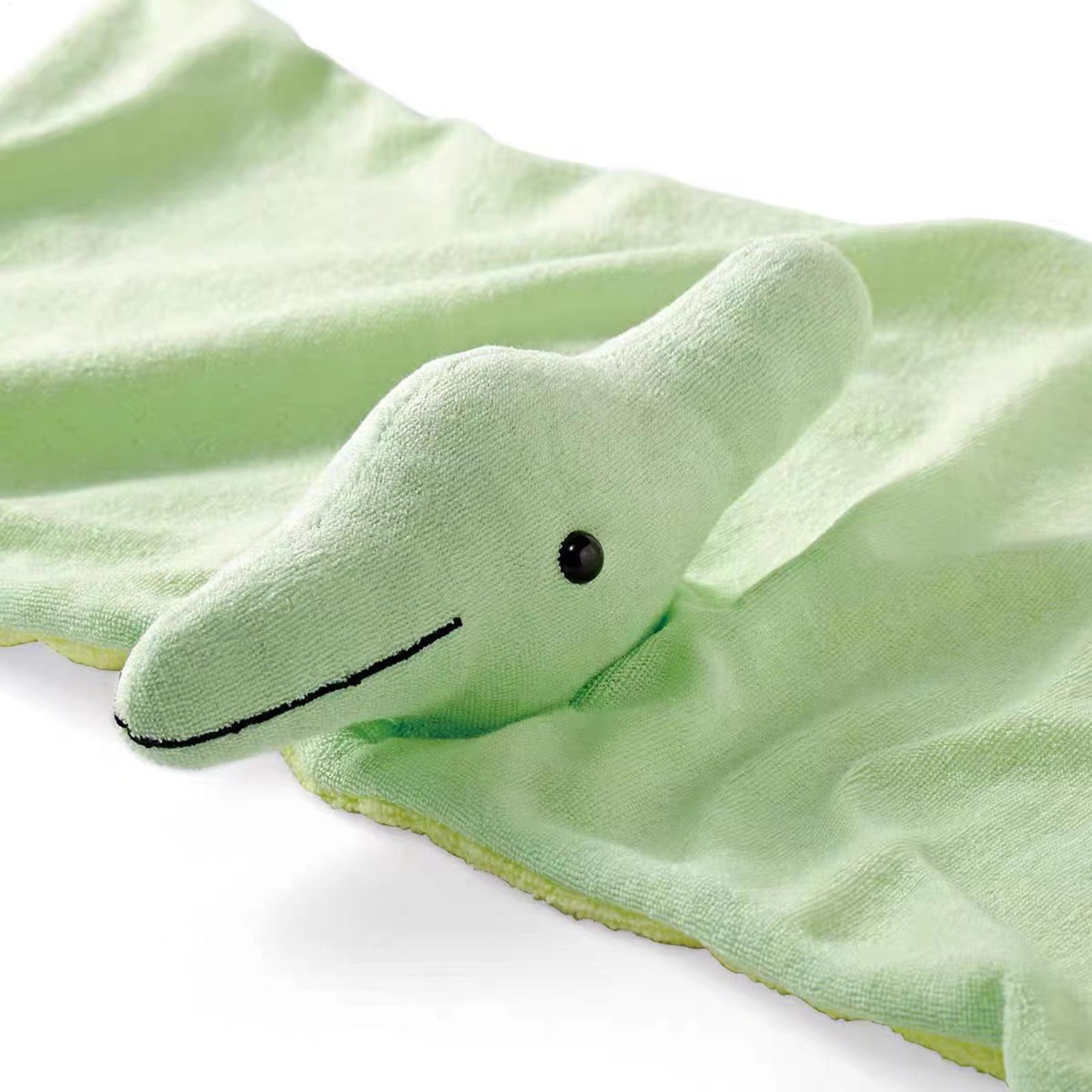 Home Bathroom Towels - Tragbare Decke, weiche, niedliche Dinosaurier-Tierdecke, bequemer
