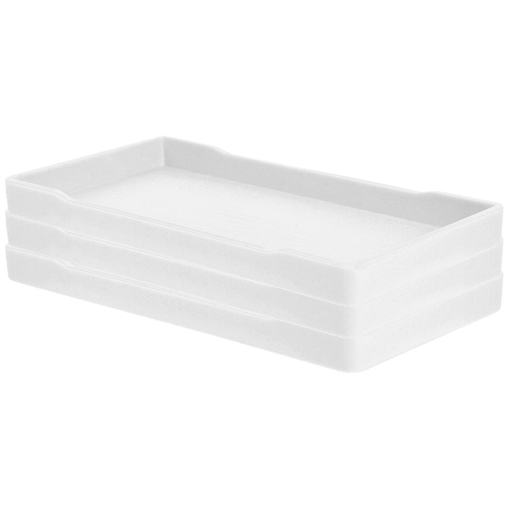 Home Bathroom Vanity - 3-teiliges Set Verdickte Badezimmer-Ablage aus Melamin,