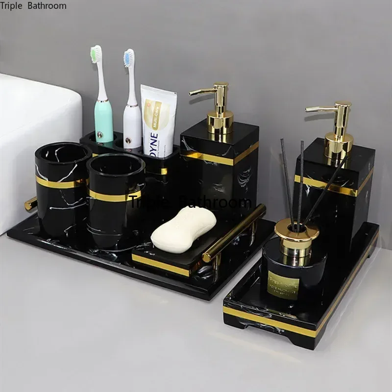 Zara Home Bathroom - 1pc Licht Luxus Bad Kulturbeutel Harz