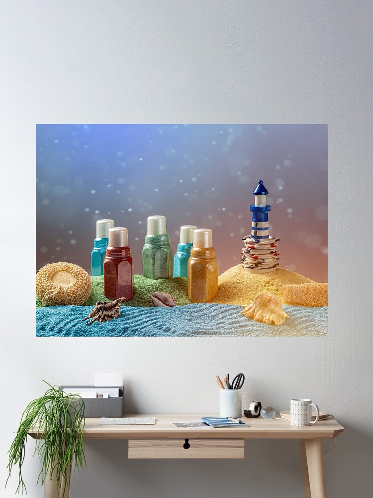 Homemade Bathroom Spray - Badesalz Man Made Spa Kunstdruck Leinwand
