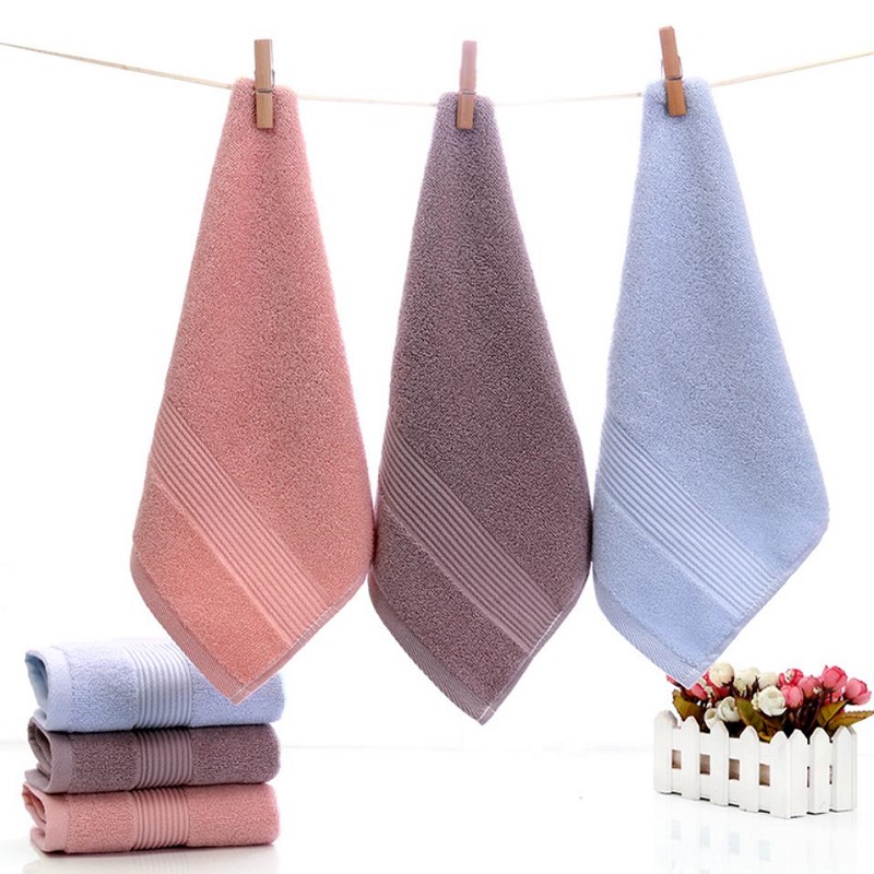 Zara Home Bathroom - 4 Stück verdickte, schlichte Baumwolle, quadratische