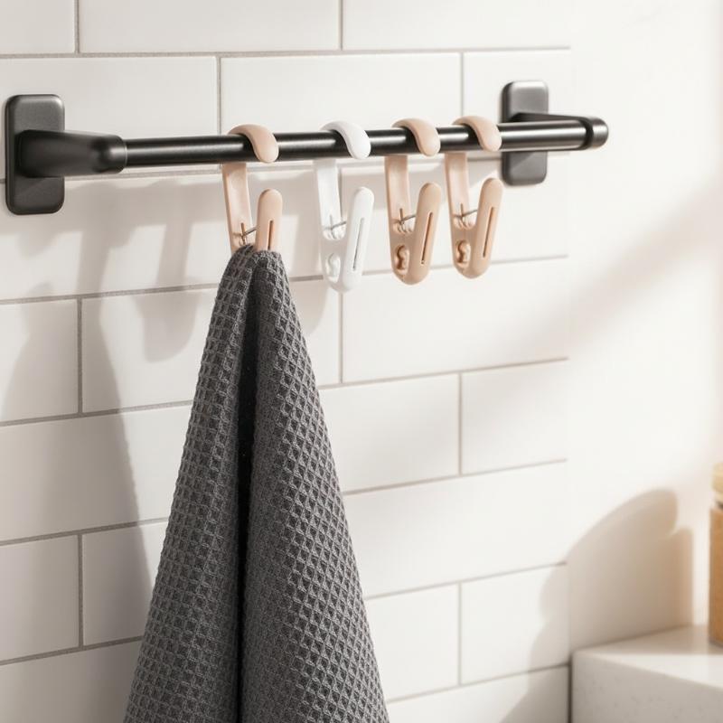 10 Stück Mehrzweck-Hängeklamme – Home Bathroom Towels Bewertung und Preis