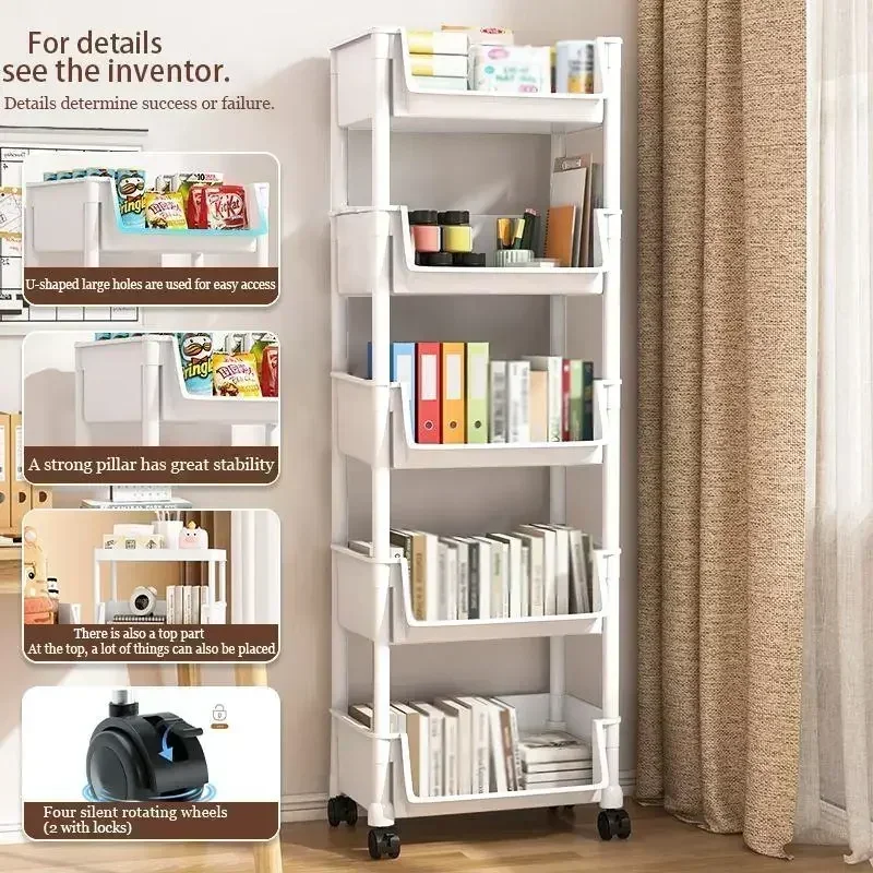 5-stufiger Rollwagen mit Räder – Home Bathroom Organizer Bewertung und Preis