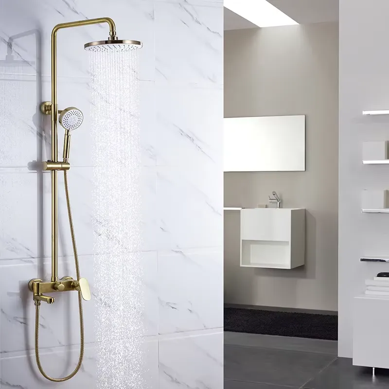 Zeitgenössisches Messing-Einha – Shower Head Rain Bewertung und Preis