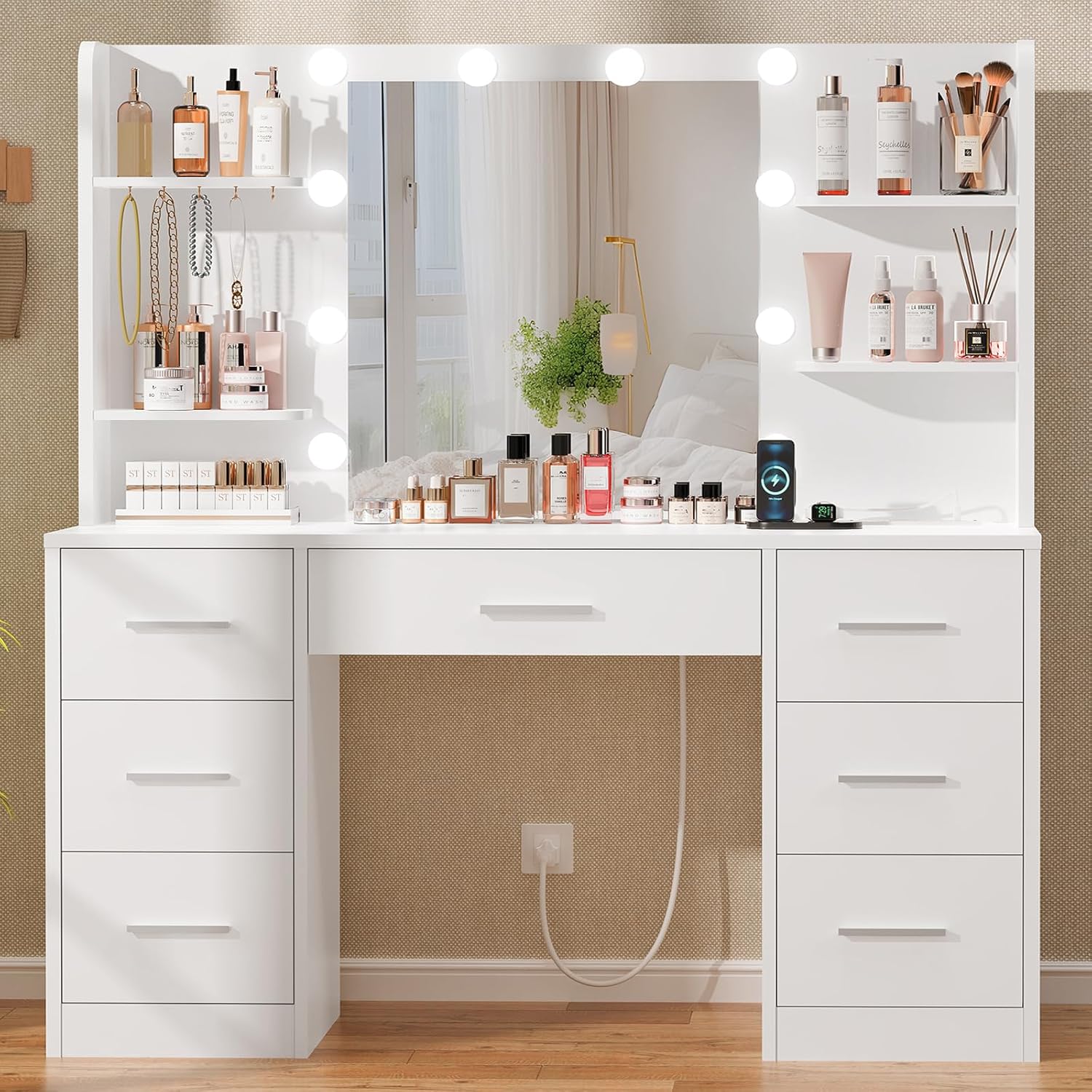 Großer Schminktisch mit LED-be – Home Outlet Bathroom Bewertung und Preis