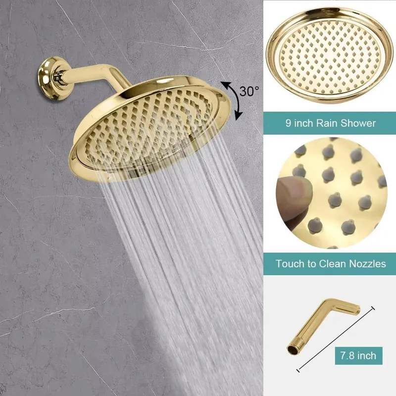 Antike Duscharmaturen-Sets, Ko – Shower Head Rain Bewertung und Preis