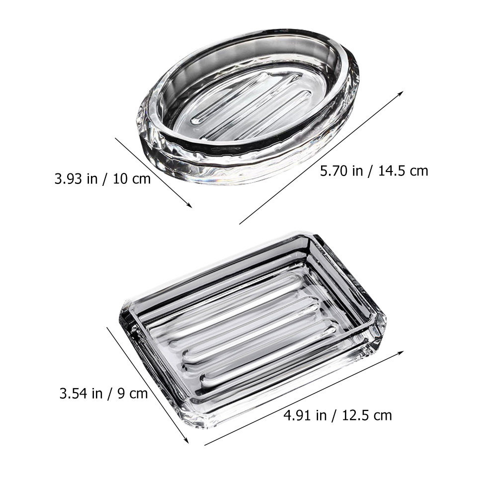 2 Stück Seifenbox, transparent – Home Bathroom Design Simple Bewertung und Preis