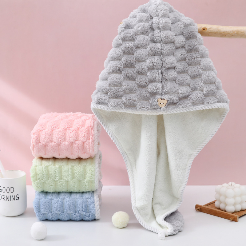 Korallenfleece-Haartrockentuch – Home Bathroom Towels Bewertung und Preis