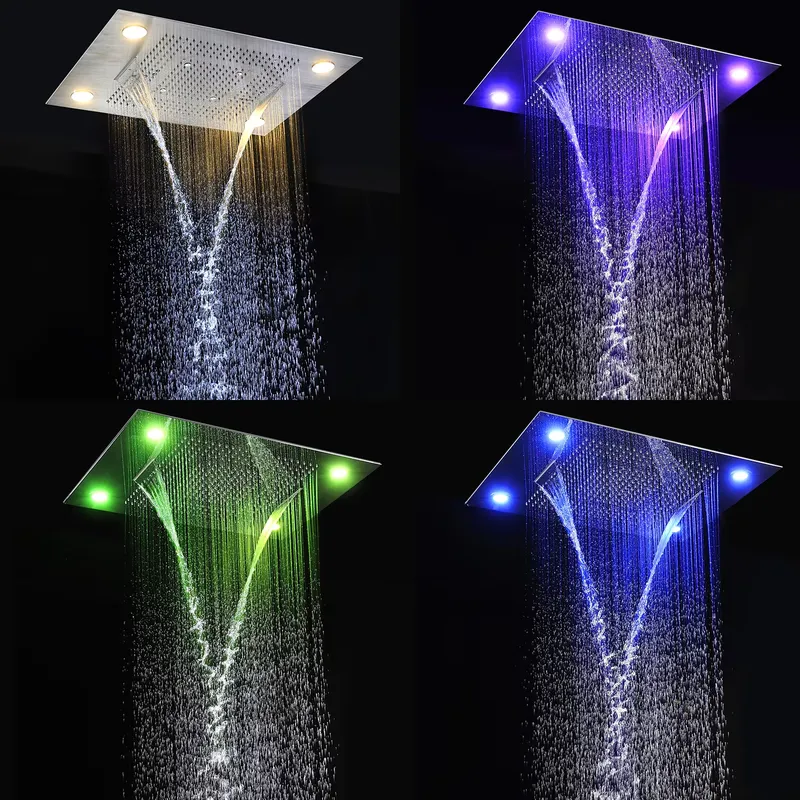Schwarzes Duschkopf-Set mit Th – Shower Head Rain Bewertung und Preis