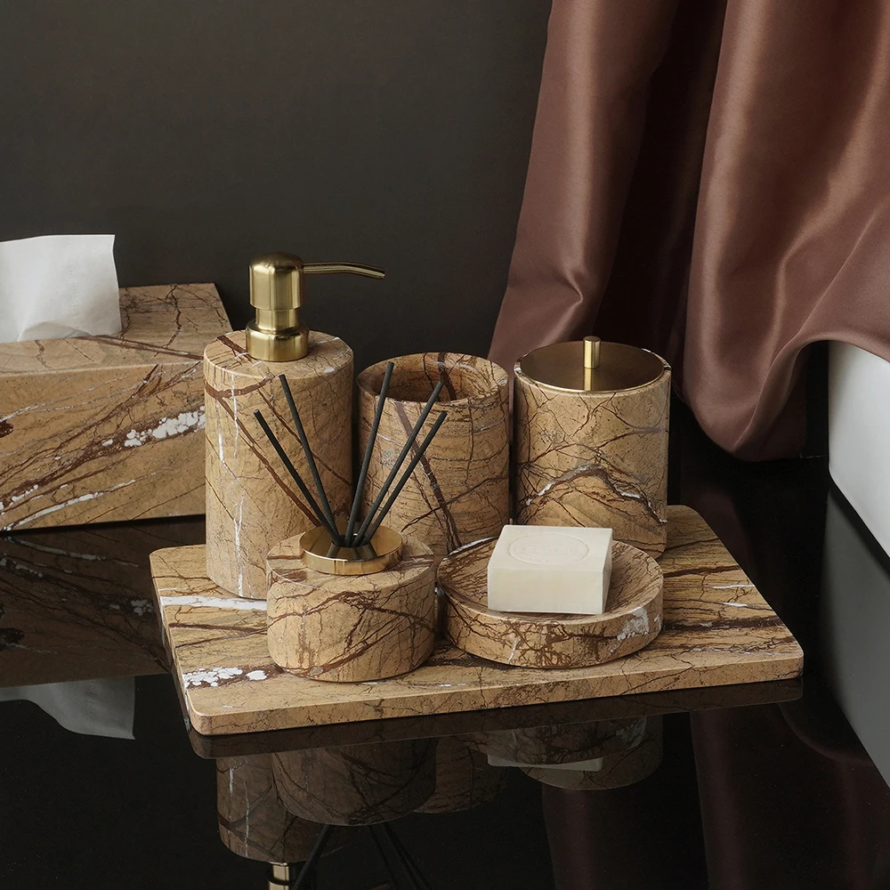 Regenwald-Braun Naturmarmor Ba – Zara Home Bathroom Bewertung und Preis