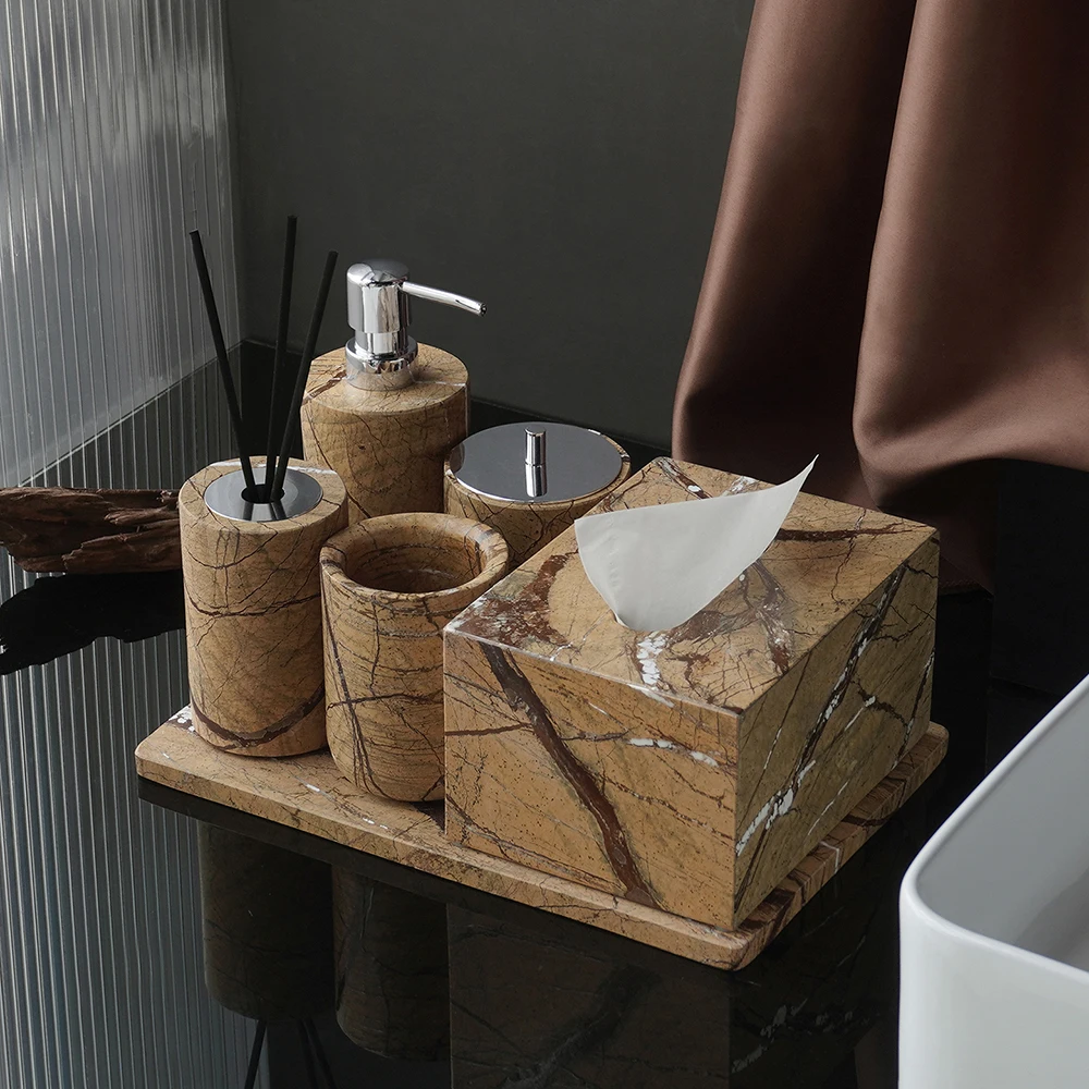 Regenwald-Braun Naturmarmor Ba – Zara Home Bathroom Bewertung und Preis