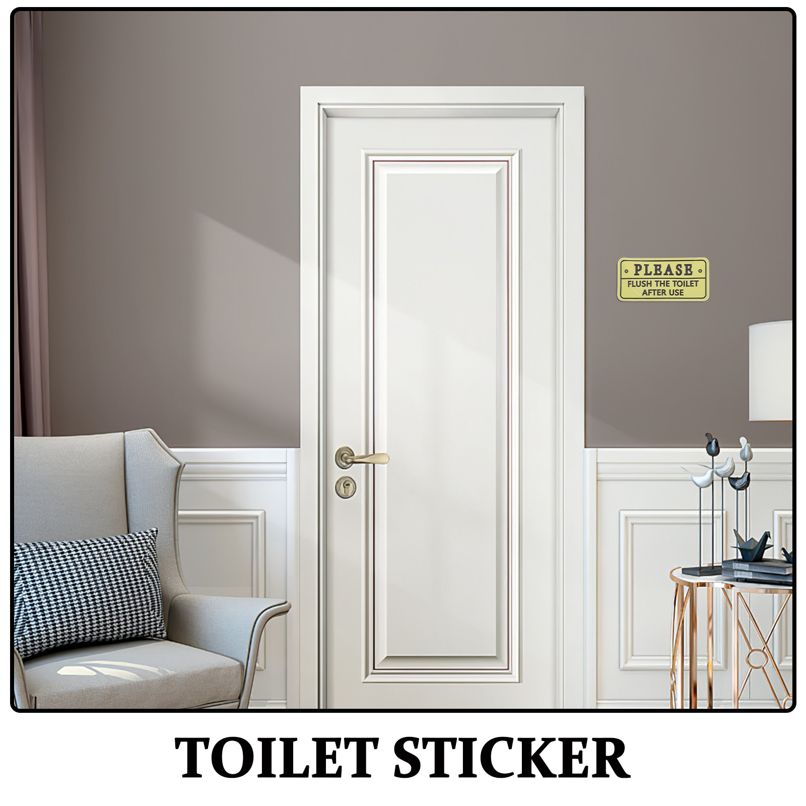 2 Stück Toiletten-Erinnerungsa – Home Bathroom Etiquette Bewertung und Preis