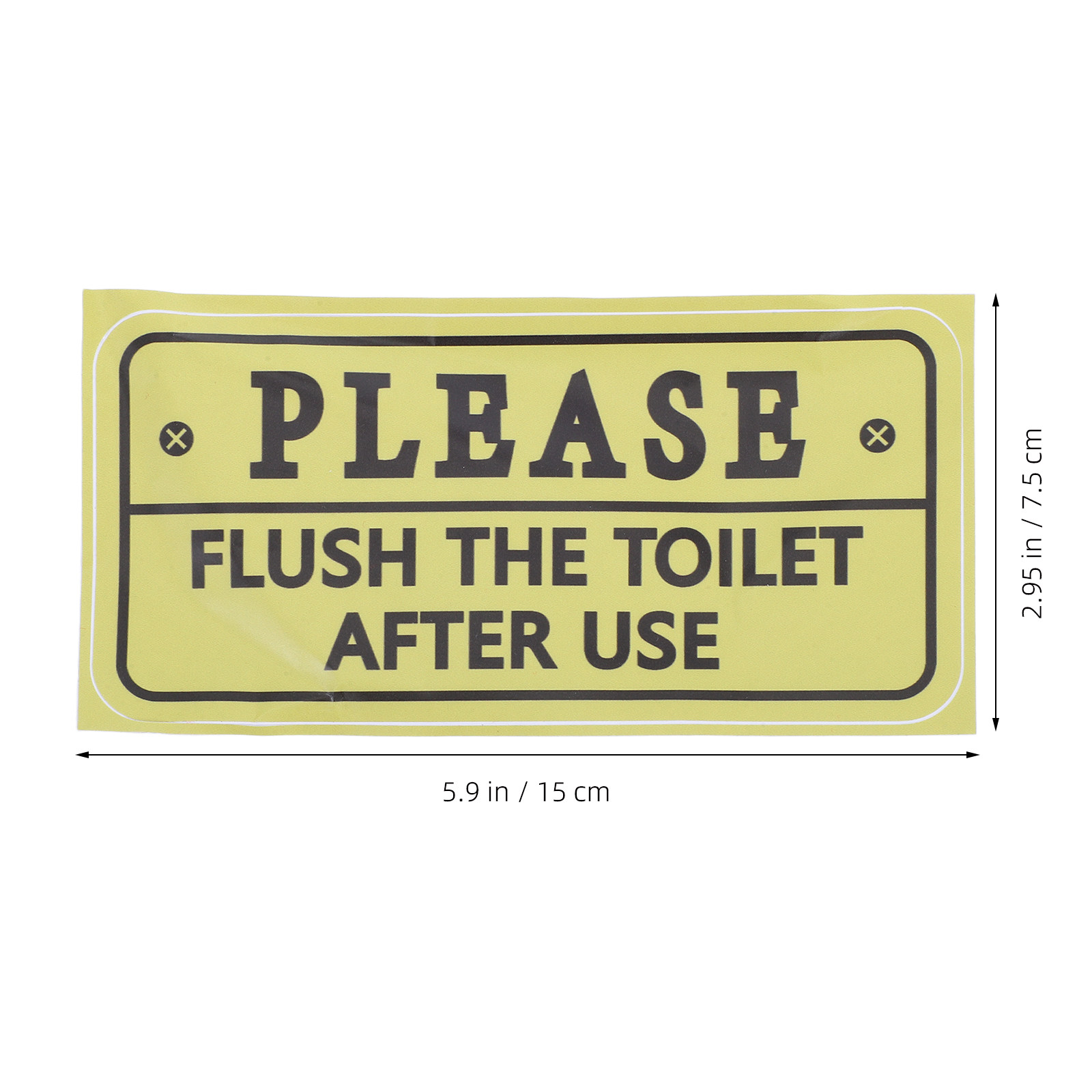 2 Stück Toiletten-Erinnerungsa – Home Bathroom Etiquette Bewertung und Preis