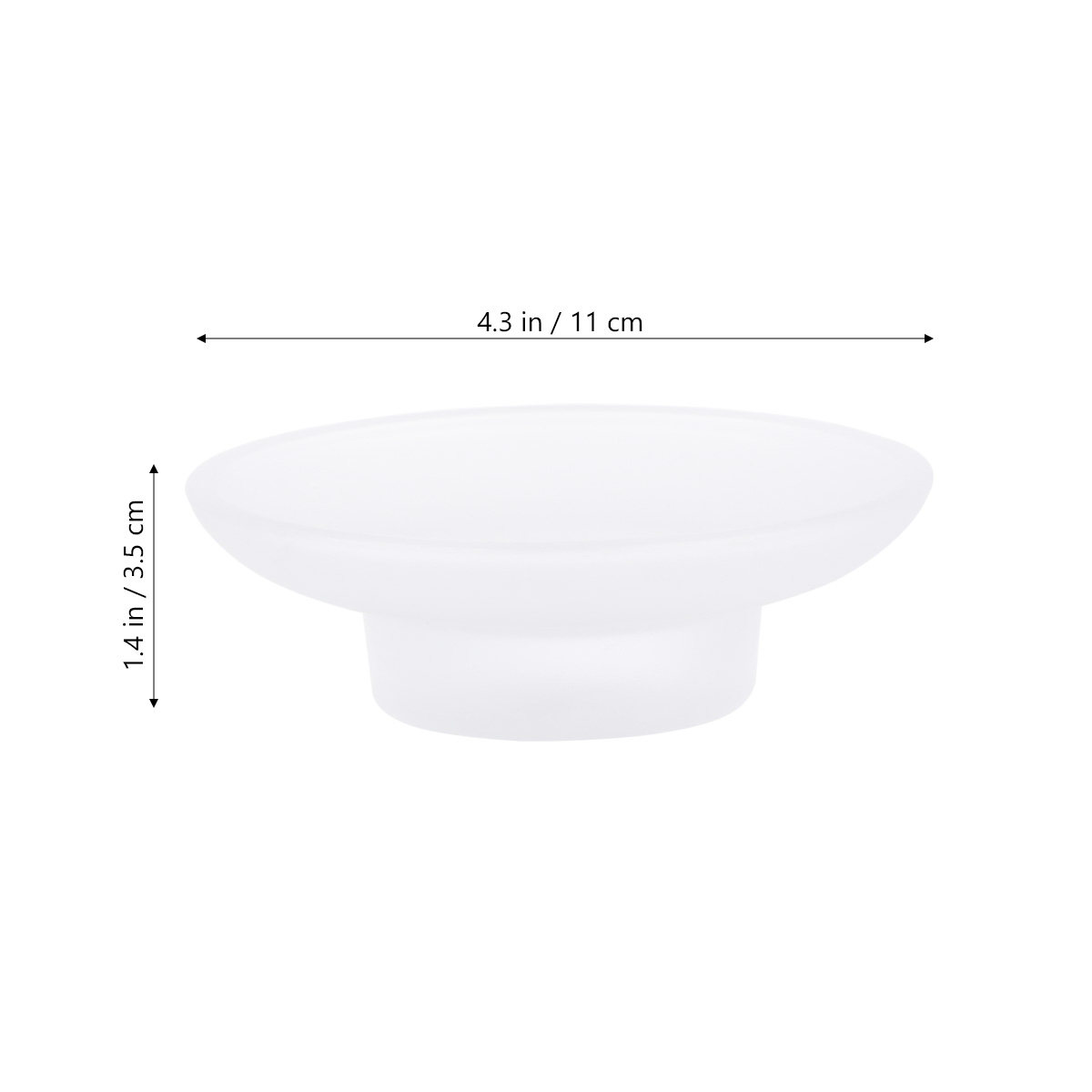 Einfache Glas-Seifenschale Wei – Home Bathroom Design Simple Bewertung und Preis